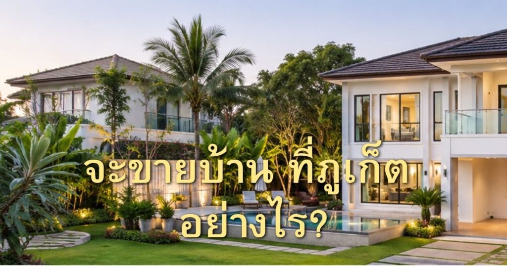 ขายบ้านภูเก็ตอย่างไร ให้ขายได้เร็ว และได้ราคาที่เหมาะสม ขายบ้าน เมือง ภูเก็ต